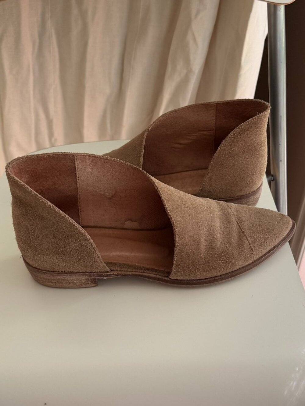 Free People Beige Suede Shoes Sz 8.5 - Picture 7 of 7